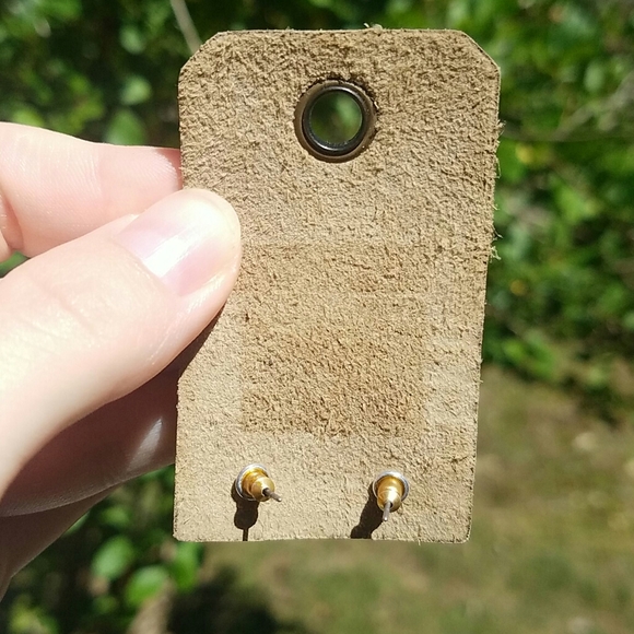 Anthropologie circle post earrings - Picture 2 of 6